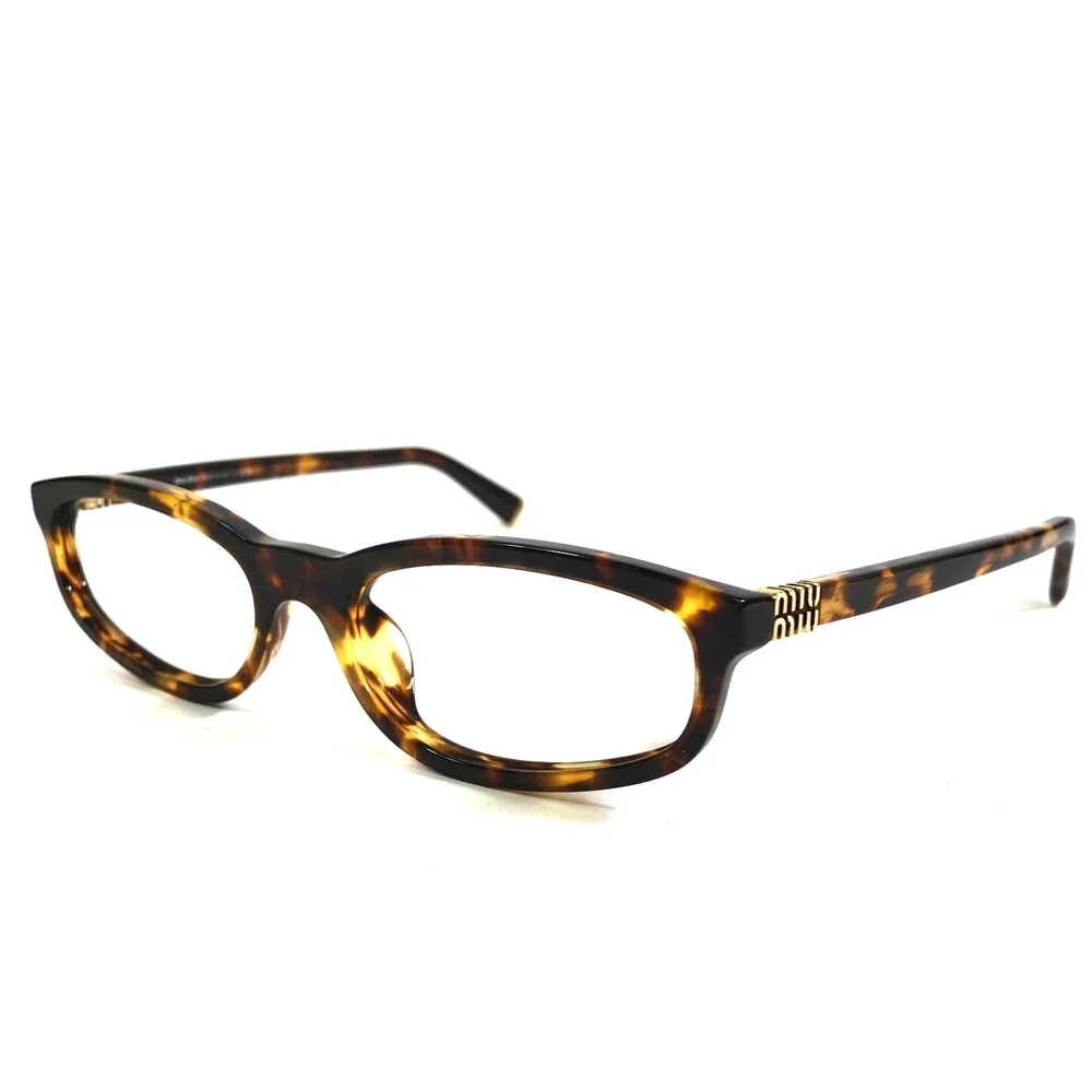 Miu Miu Eyeglasses Frames SMUA06 14L-08N Brown Havana Tortoise Gold 54-17-140